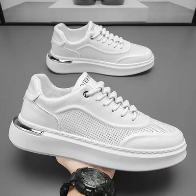Casual Shoes For Men  New Fashion Platform Sneakers Non-slip Comfortable Men's Shoe Male White Chunky Sports Running Shoes