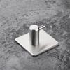 5PCS Removable Self-Adhesive Wall Hook Stainless Steel Towel Hook Without Drilling home decoration accessories bathroom storage