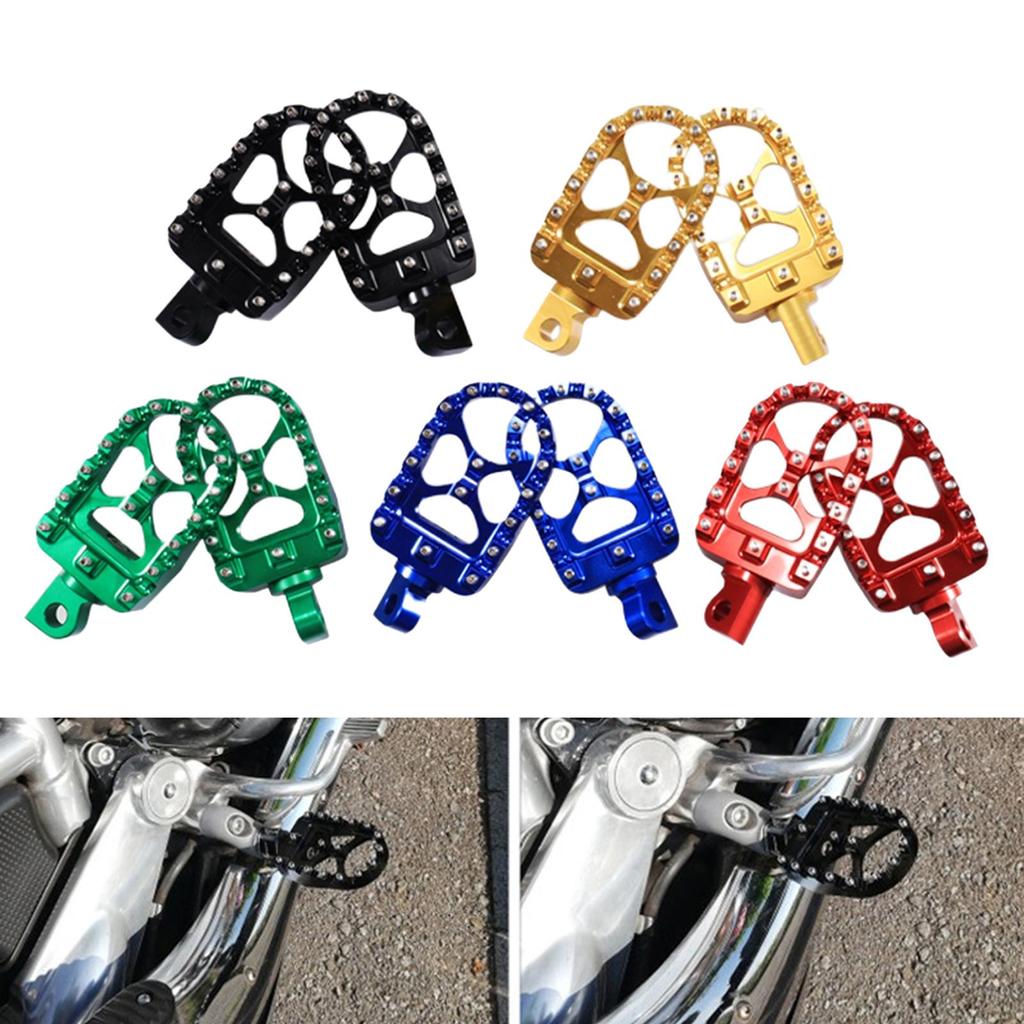 Billet Aluminum Motorcycle Anti-slide Footrests Footpegs for XL883 XL8837-2010