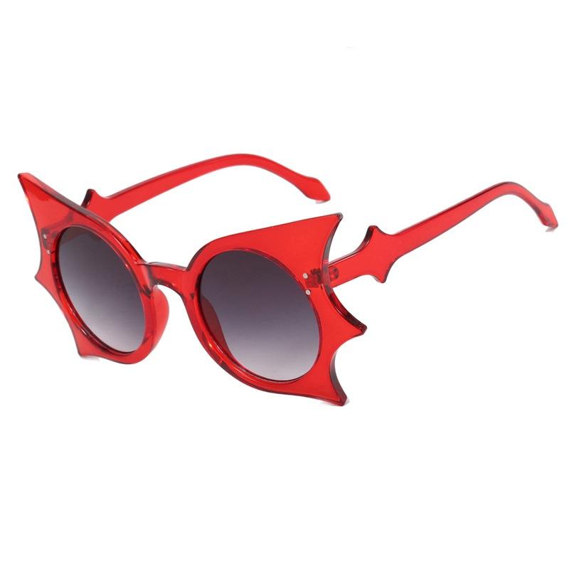 New Bat Hip Hop Funny Women Sunglasses Retro Halloween Hip-Hop Fun Gothic Style Party Decoration Men Glasses Uv400