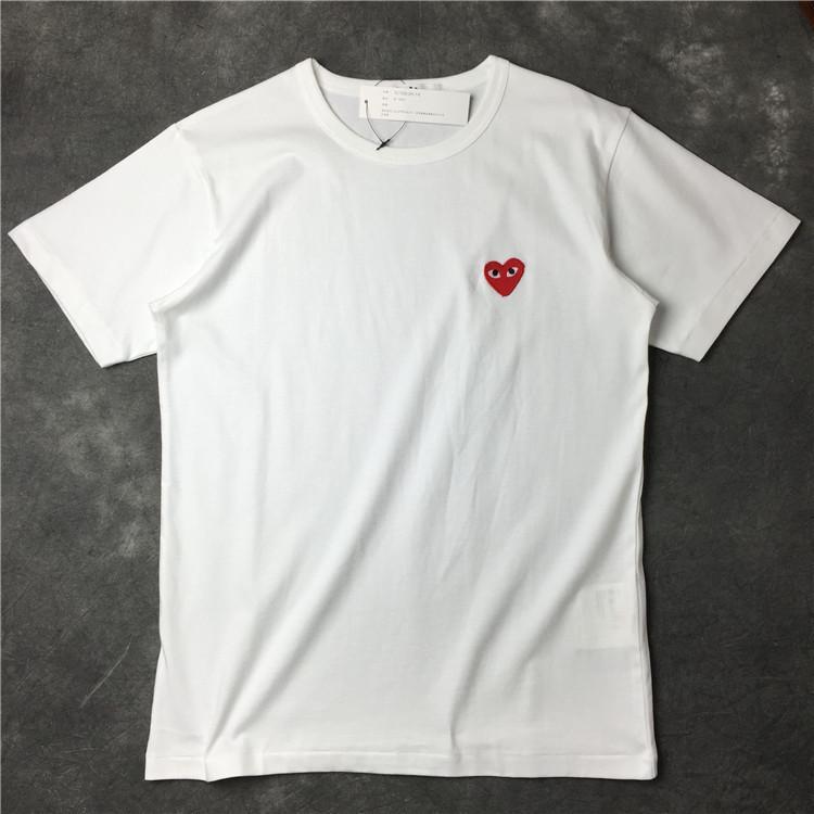 2023 Summer Unisex Embroidered Love T-Shirt, Short Sleeve, Round Neck