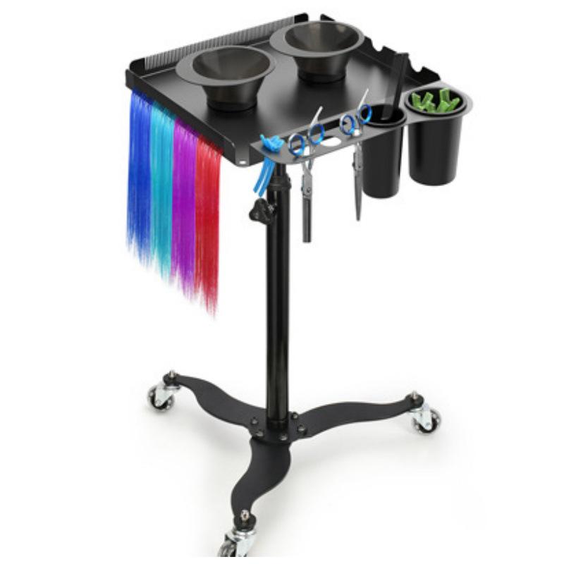 Carrello Portaoggetti da Salone/Estetica/Tatuaggi Regolabile - Portautensili a Rotelle