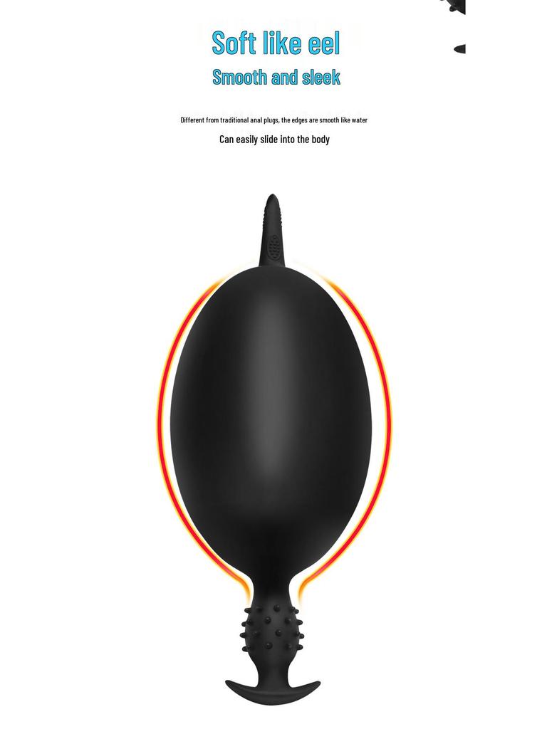 Large Inflatable Butt Plug & Prostate Dilator Toy