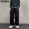 WTEMPO Large Size Cargo Pants Women's High Street Design Hip Hop Loose Leggings Casual Long Couple Wide Leg Pants Streetwear