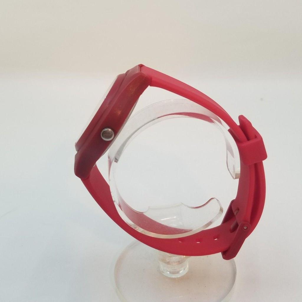 Used CITIZEN Q&Q Simple 3-hand Analog Watch Red