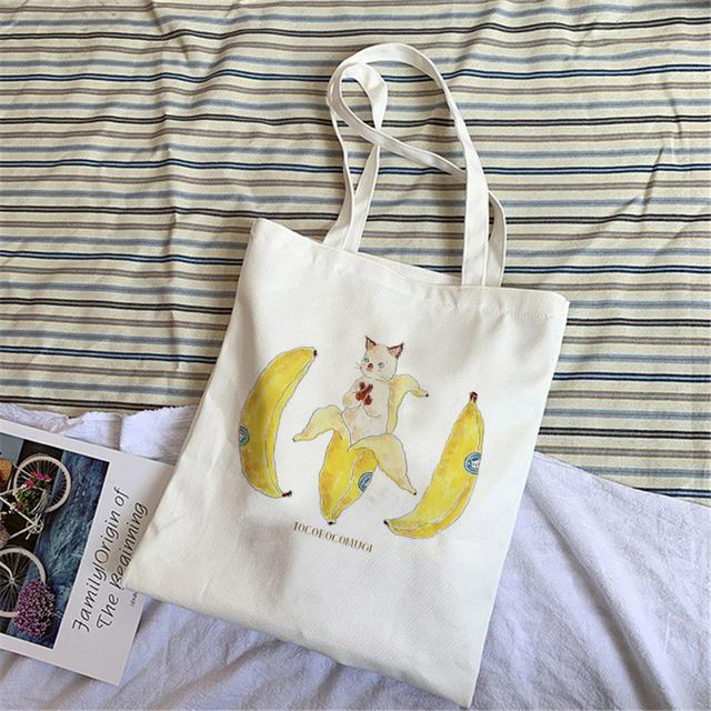 Fashion Niche Design Canvas Handbag Casual Wild Women's Shoulder Bag Student Schoolbag White Large Capacity No Zipper Handbag.