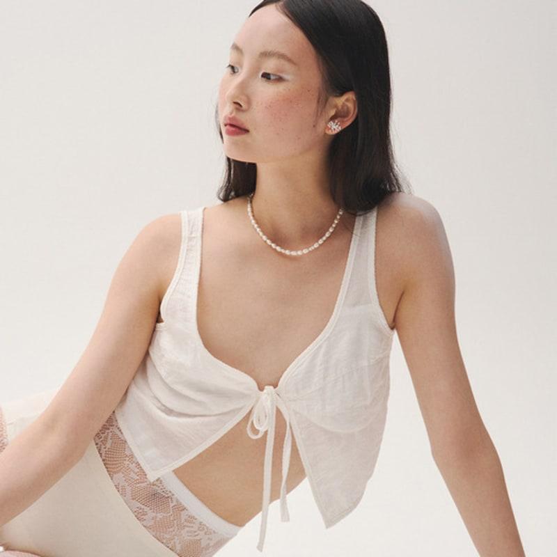 

tout oval pearl necklace L