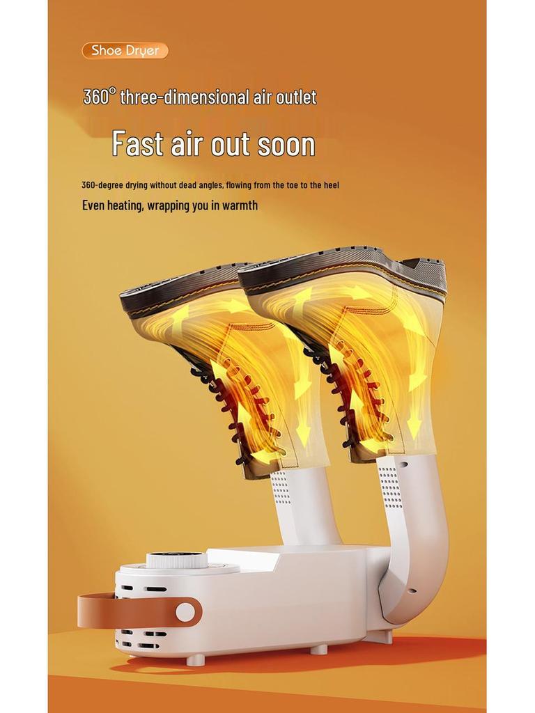 Foldable Retractable Shoe Dryer: Intelligent Blue Light Dehumidification, Cross-Border Solution