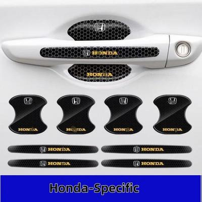 8PCS Invisible Car Door Handle Bowl Anti-Scratch Protector Sticker For Honda