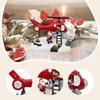 Christmas Musical Box Resin Collectible Decorative Piece Desktop with Lights