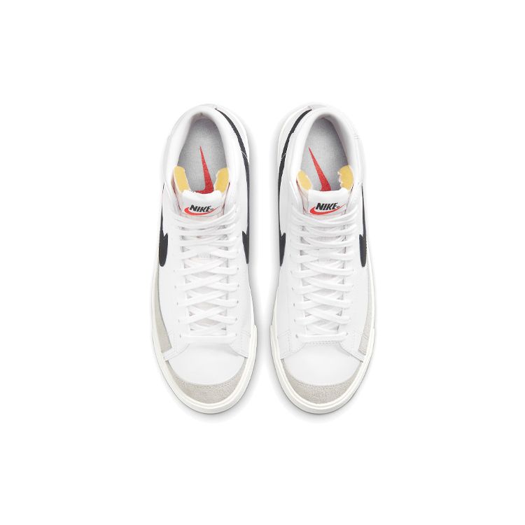 Nike Blazer Mid 77 Vintage White Black Unisex Sneakers BQ6806-100