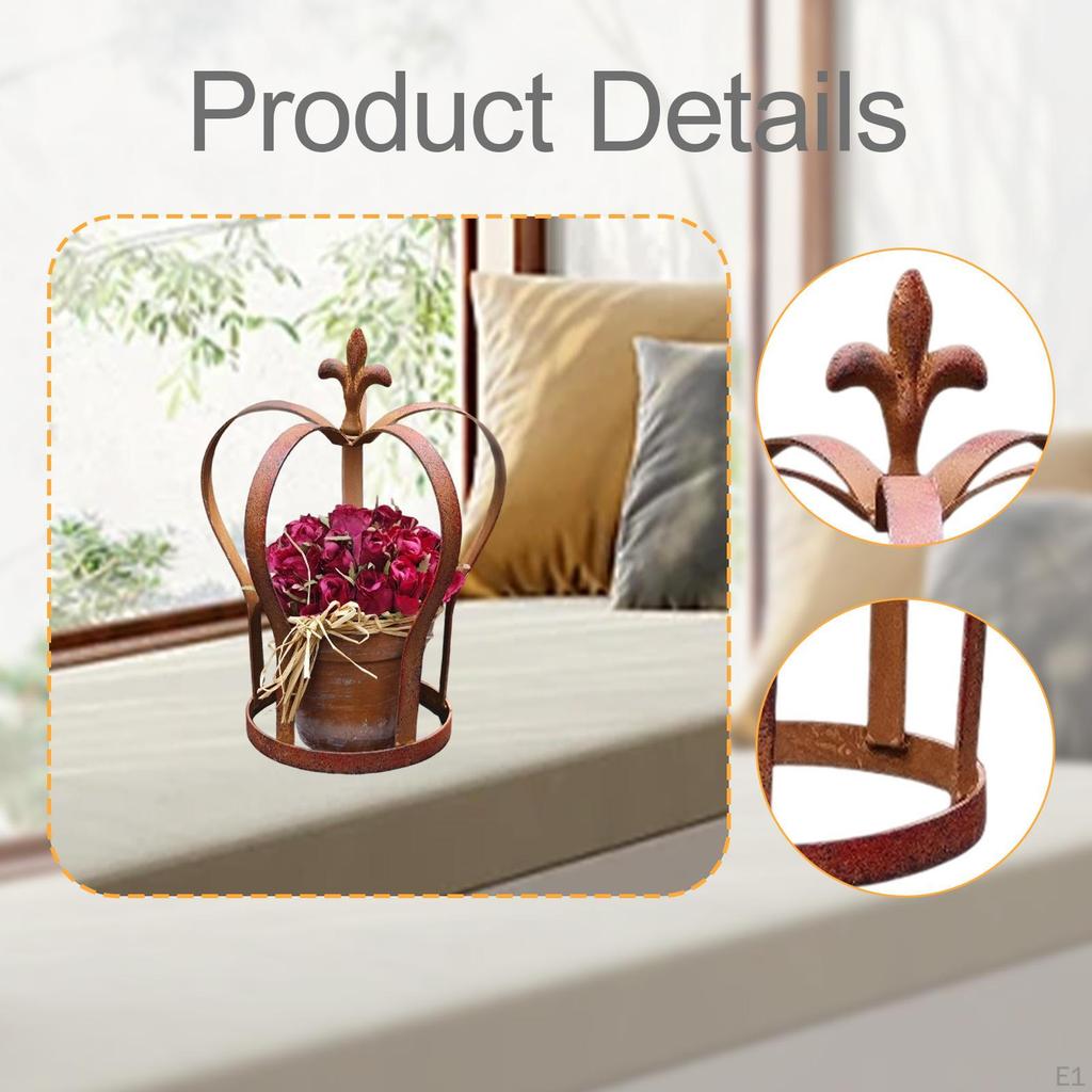 Garden Trellis Flower Lattice Frame Iron Plant Support Outdoor Decor for