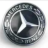 Car Metal 57mm Front Hood Badge Logo For Mercedes Benz AMG W203 W204 W205 W212 W213 GLC GLA GLB A0008171901 Sticker Accessories VH1
