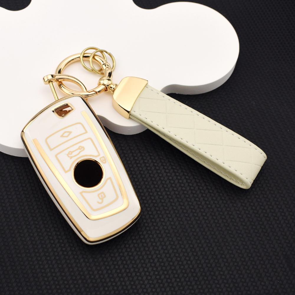 Soft Tpu Key Fob Case For Bmw 1/3/5/7 Series X1 X3 X4 X5 M3 M4 - Fits F10 F15 F20 F30 F18 F25 E34 Protective Case Accessory