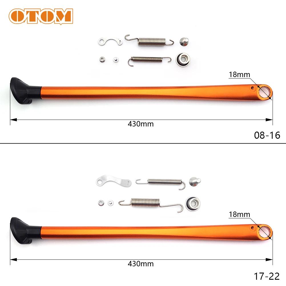OTOM 2023 Motorrad Seitenständer Seitenständer Kit Modifiziert Aluminium Feder Fußrasten Halterung Schraube Für KTM HUSQVARNA GASGAS Motocross