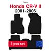Velour Floor Mats Basic For Honda Cr-V Ii Suv (2001-2006)