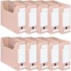 Kokuyo File Box, D Type, Storage Width 94 mm, A4, 10 Pcs, Pink