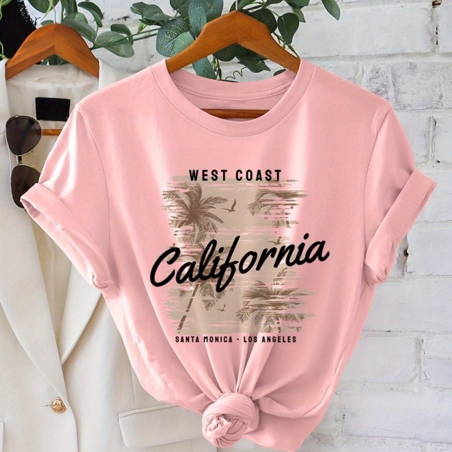 

Женская повседневная футболка с круглым вырезом и короткими рукавами с принтом букв, хлопковые топы с круглым вырезом 3XL