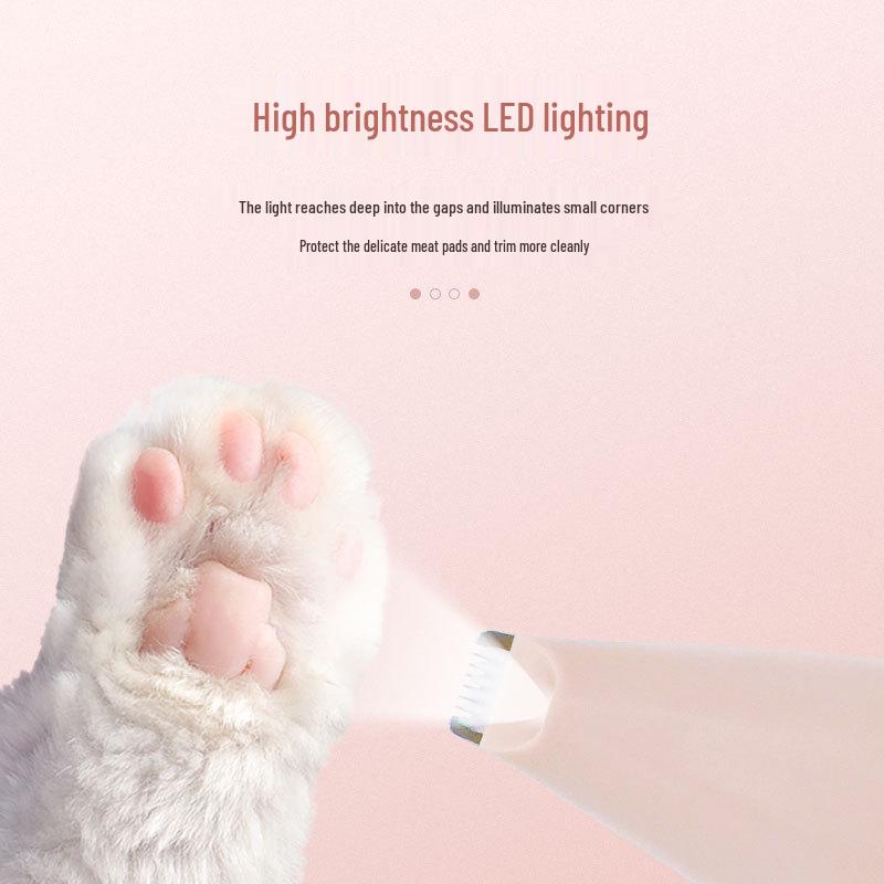 Electric Pet Paw Hair Trimmer for Cats and Dogs