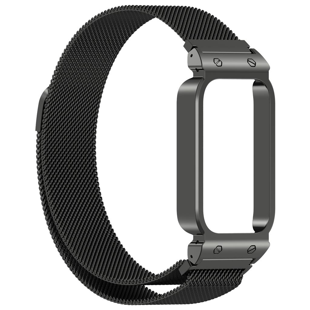 Vše v jednom Plné krytí Milánský magnetický kovový řemínek pro Xiaomi Band 11 Active Unisex 269 mm s nástroji pro bezplatnou instalaci