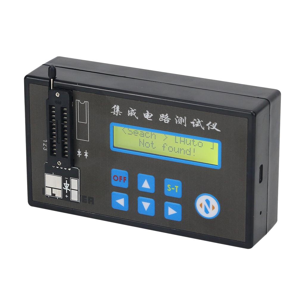 Integrated Circuit Tester Digital IC Tester with Sockets for Logic Chip Optocoupler Diode Transistor
