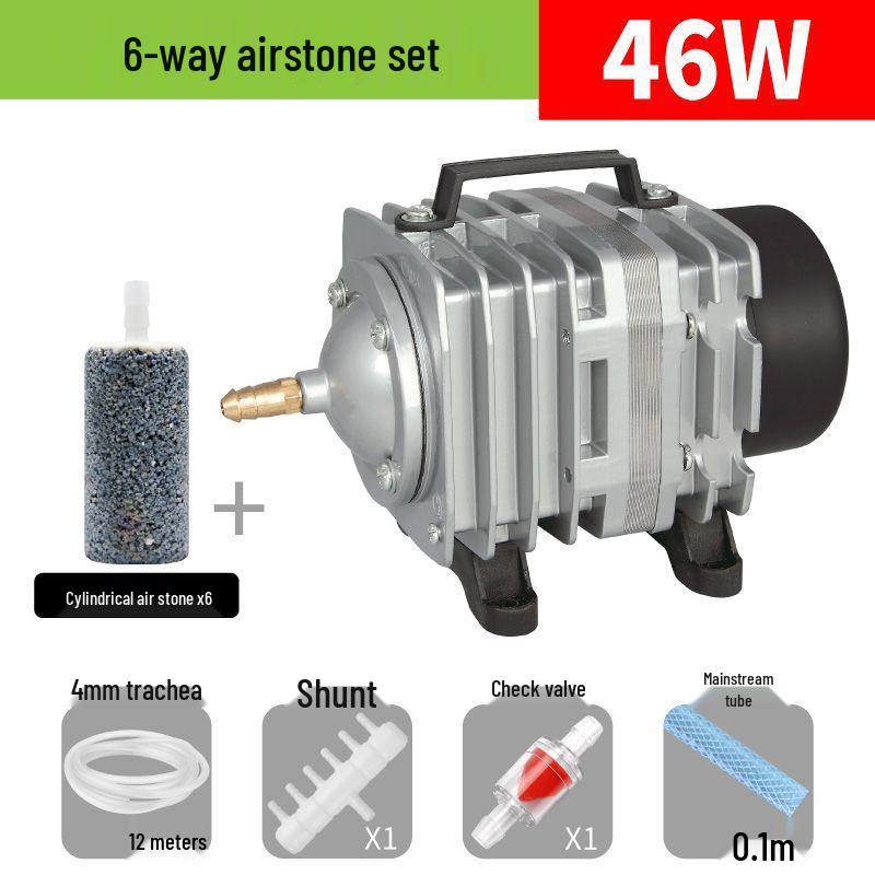 High-Power Electromagnetic Aquarium Aeration Pump for Fish Tanks & Ponds