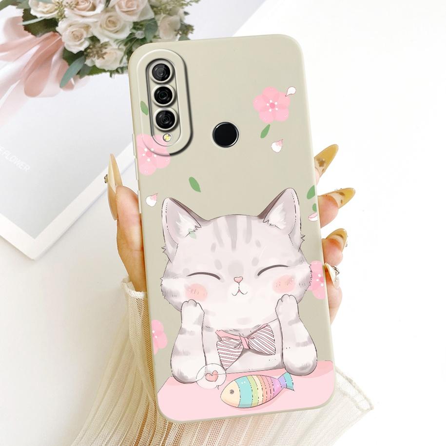 For Huawei P30 Lite Pro Case MAR-LX1M VOG-L04 Cover Cute Cartoon Cat Rabbit Soft Silicone Bumper For Huawei Nova 4e P30Pro Shell