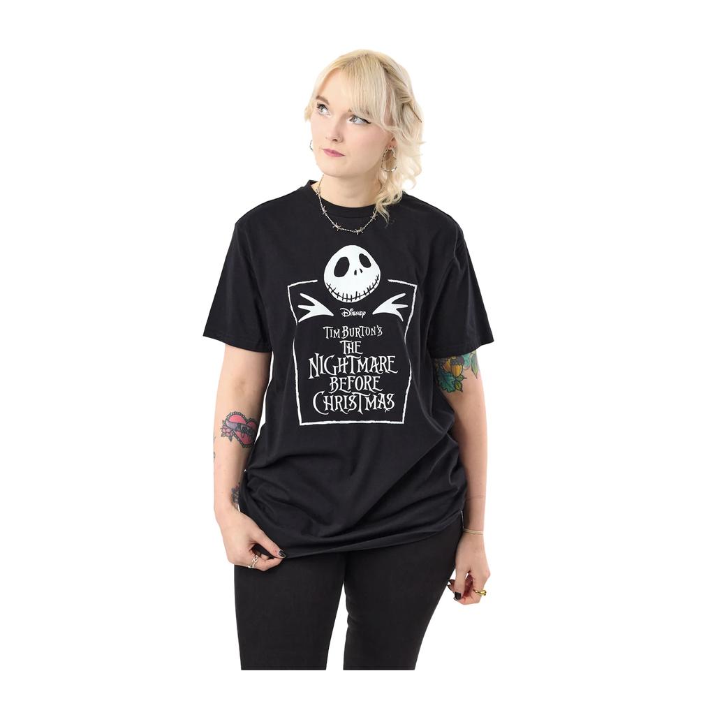 The Nightmare Before Christmas Unisex Adult Coffin Short-Sleeved T-Shirt