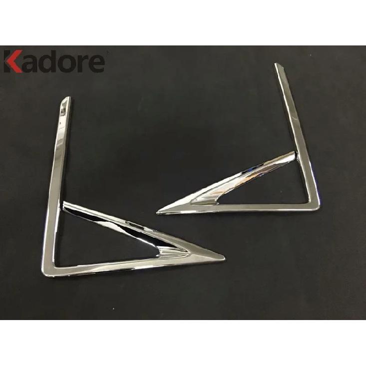 Front Fog Light Lamp Cover Trim For Toyota Noah Voxy Hybrid V facelift 2017- Chrome Car Foglight Bezel Trims Accessories