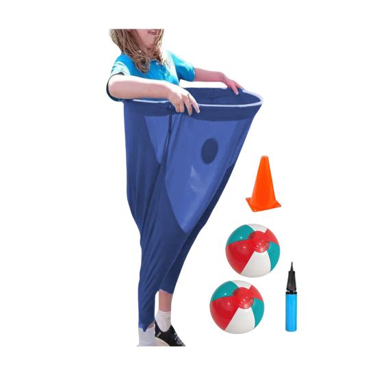 Hra na dvorek Granny Pants Set Obří venkovní hry s míči a kužely Zábavné trávníkové hry pro rodinná setkání, večírky, pikniky