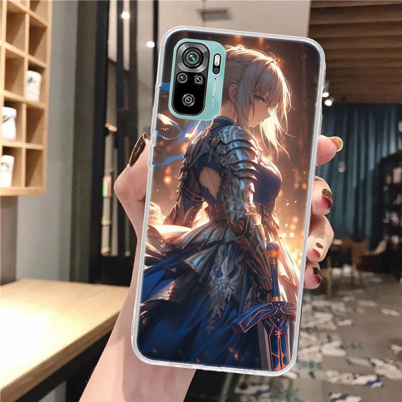 Fate Zero Stay Night Archer Soft Phone Case For Xiaomi Redmi Note 14 14S 13 12S 12 11S 11 11E Pro Plus 11T 10S 10 9S 5G Pattern