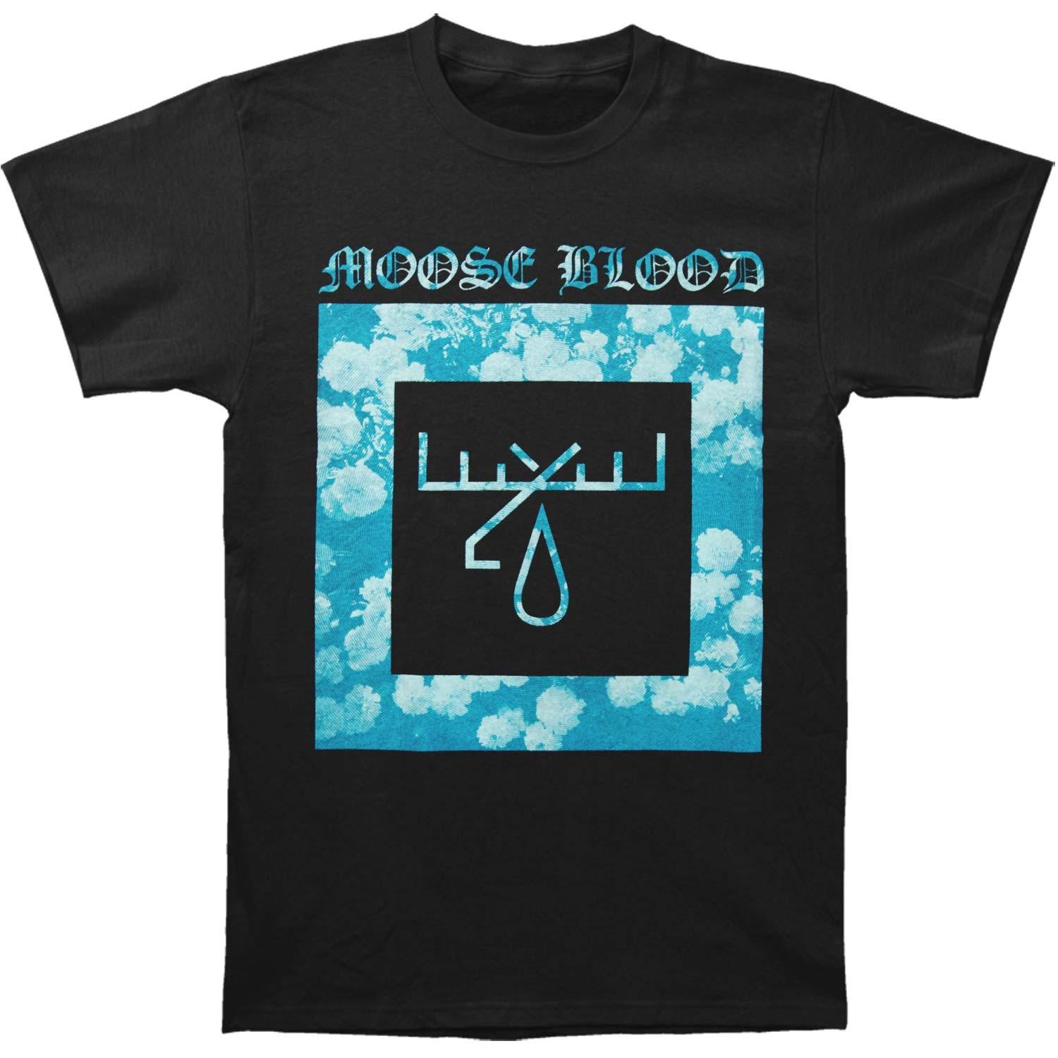 Men s Moose Blood Garden Tee T-shirt Small Black 2XL