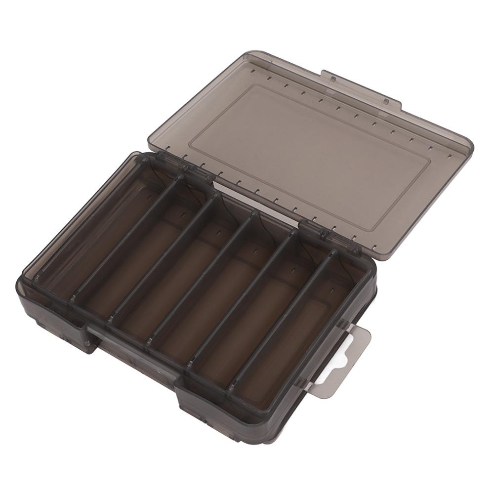 2PCS with Handle Hard Lure Storage Case V-type 12 Slots Bait Organizer Case  For Anglers