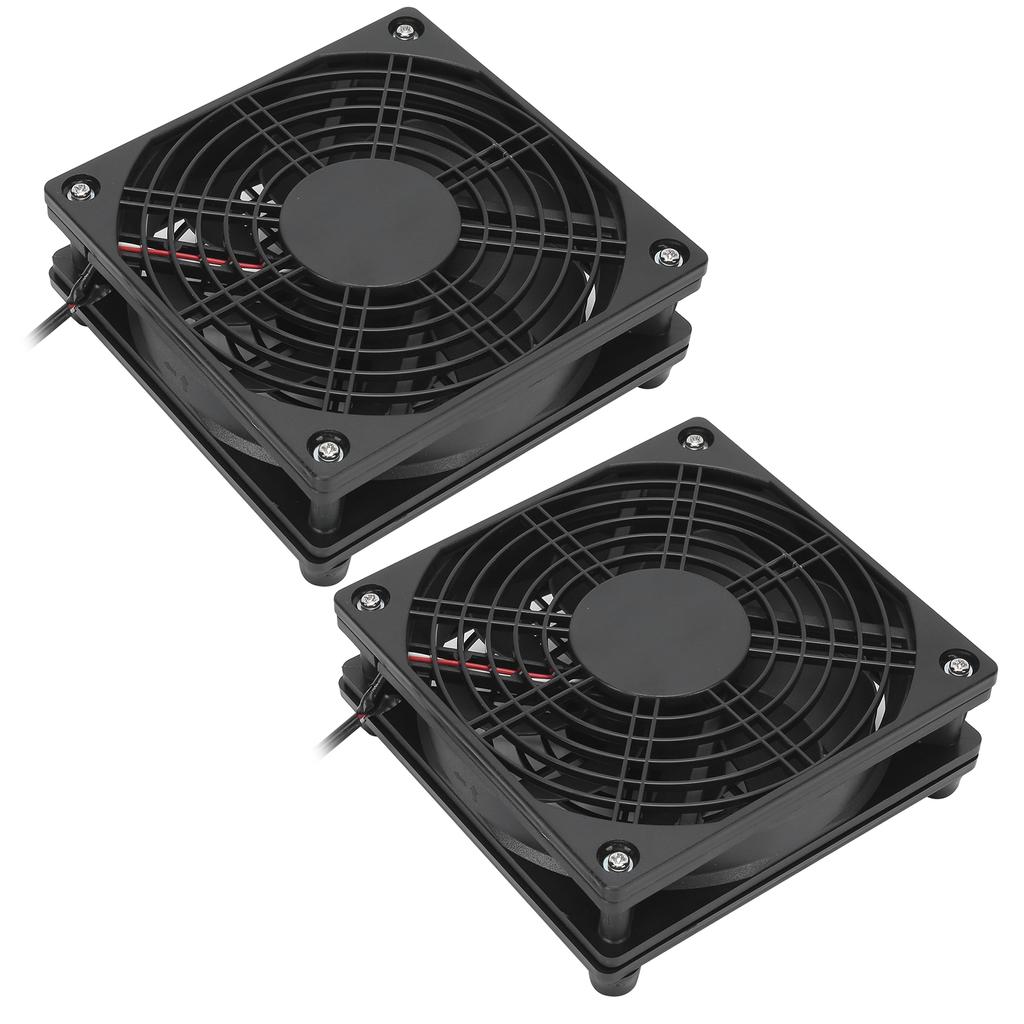 2 Peças Ventoinha para Gabinete de Computador Ultra Silenciosa Ventoinha de Resfriamento Silenciosa 5V USB Ventoinha Cooler para PC Ventoinhas de Gabinete