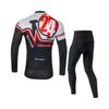 Men Long Sleeve Bicycle Cycling Sets Anti-sweat Ridng Clothing Suits 3D Padding Cushion Cycling Jerseys