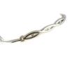 Altesse [L2062] - Silver Bracelet 'Câlin' White