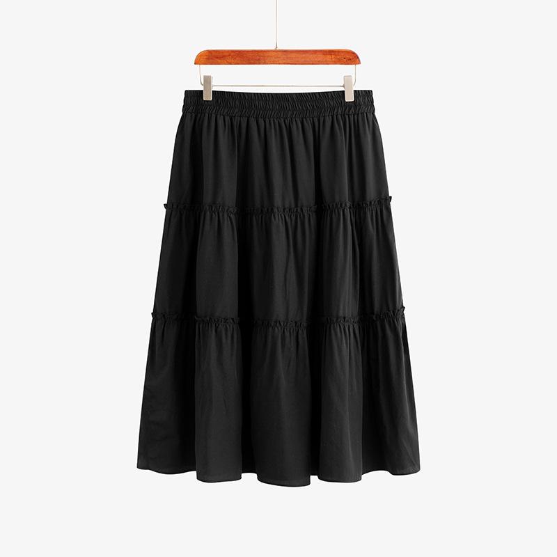 High-waisted Slimming A-line Skirt Spring and Summer Puffy Skirt Ballet Cake Skirt