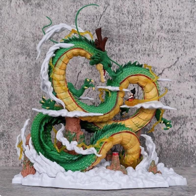 Dragon Ball Z Shenron And Son Goku Anime Figure Dbz Figurine Pvc Statue Model Doll Collection Decoration Ornament Toy Gift