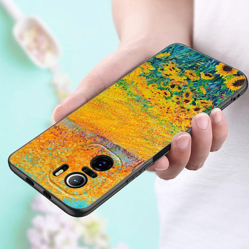 Claude Monet Oil Painting Phone Case For Xiaomi POCO F2 F3 M2 M3 M4 X3 X4 Pro NFC F4 GT 5G F1 X2 C3 C31 C40 M5S TPU Black Cover
