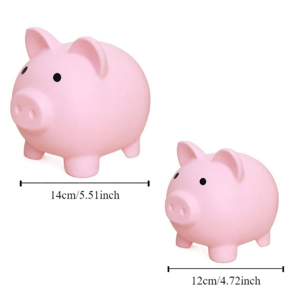 Cartoon Pig Piggy Money Saving Box Enough-capacity Piggy Desktop Ornaments  Manage Funds