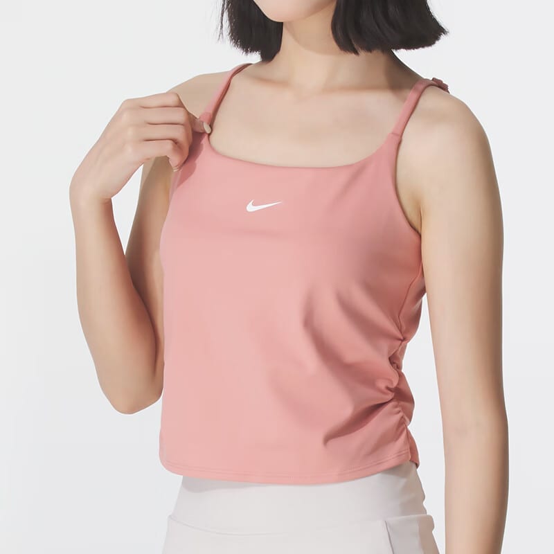 Nike Swoosh Tank Tops Women's Pink U Neck Moderate Other IH8606-685