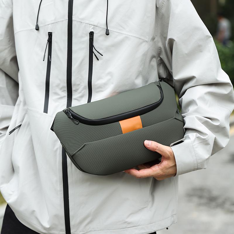 Trendy Men's Minimalist Crossbody Backpack: Lightweight, Stylish, and Functional for Outdoor Use