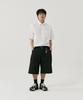 GNOK Cotton Oversized Short Sleeve Shirt [White]
