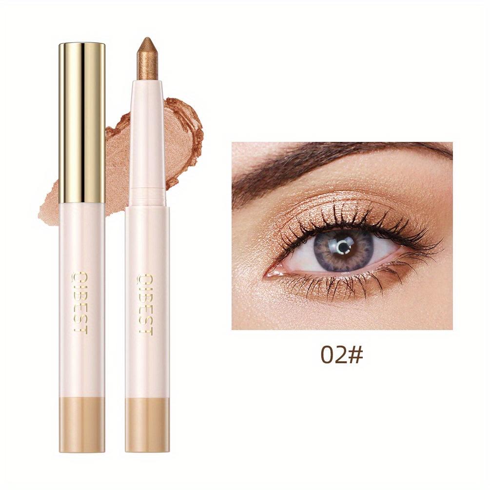 6 Farben Lidschattenstift, Matt Perlglanz Lidschattenstift Textmarker Konturenstift Aufhellender langanhaltender Lidschattenstift Augen-Make-up-Stift