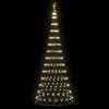 LED Christmas Tree with 295 LEDs Warm White 250 cm Metal