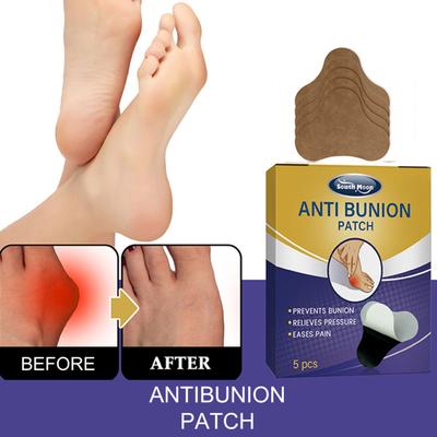5Pcs/Box Useful Efficient Non-woven Fabric Anti-bunion Sticker Foot Patch for Home