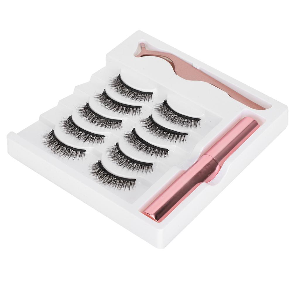 

Magnet False Eyelashes Magnetic Liquid Eyeliner Tweezers Eyelash Makeup Tool Set (#035)
