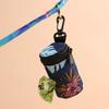 Hangable Dog Poop Bag Dispenser Zipper Portable Waste Bag Holder Dogs Walking Accessory Cute Garbage Bags Organizer Pet Supplies
