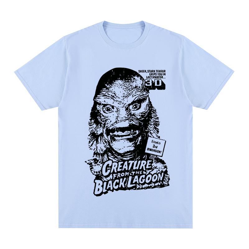 Creature from the Black Lagoon Vintage T-shirt Retro Style Black Female Lovers Cotton Men T Shirt New TEE TSHIRT Womens Tops