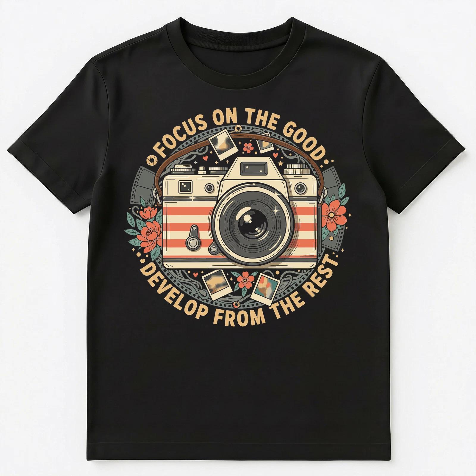 

Retro Camera Inspiration Focus The Good Design Unisex T-Shirt L